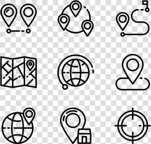 Location Outlined   Design Vector Icon  HD Png Download