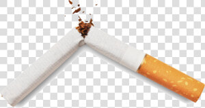 A Cigarrette Broken In Half   Transparent Broken Cigarette  HD Png Download