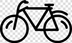 Clipart Bicycle Svg Free   Bicycle Simple Shape  HD Png Download