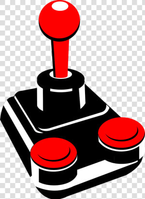 Joystick  Classic  Atari  Game  Controller  Control   Joystick Vector  HD Png Download