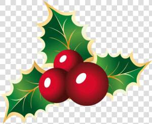 Transparent Holly Holiday   Transparent Background Holly Clipart  HD Png Download