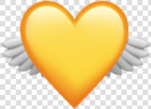  yellow  yellowheart  love  iloveyou  happy  cute  kisses   Baby Angel Emoji Png  Transparent Png