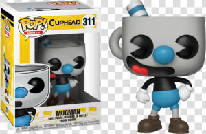 Mugman Pop Vinyl Figure   Funko Pop Cuphead Mugman  HD Png Download