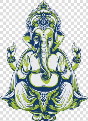 Ganesh Vector Hindu God   Ганеша Png  Transparent Png