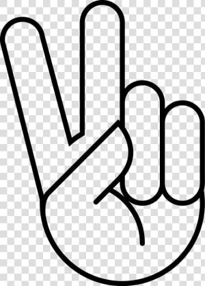 St006 Welcomebooklet Peacesign   Line Art  HD Png Download