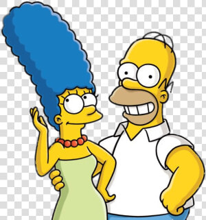 Homer And Marge Simpson   Simpsons Face Swap  HD Png Download