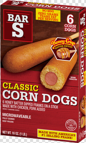 Classic Corn Dogs   Bar S Classic Corn Dogs  HD Png Download