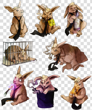 Bunny Constantine Stickers I Loved How Zatanna   John Constantine Bunny  HD Png Download