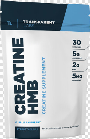 Creatine Hmb   Transparent Labs Strengthseries Creapure Hmb Creatine  HD Png Download