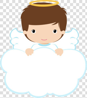 Baptism Eucharist Clip Art   Baby Boy Angel Clipart  HD Png Download