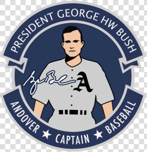 Transparent George Bush   Andover Baseball Patch  HD Png Download