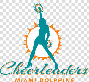 Miami Dolphins Cheerleaders Hard Rock Stadium Nfl Cheerleading   Miami Dolphins Cheerleaders Logo  HD Png Download