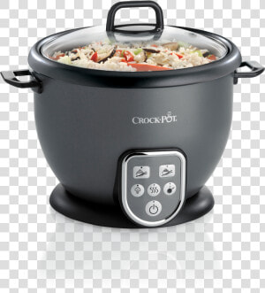 Crock Pot Digital Rice Cooker  HD Png Download