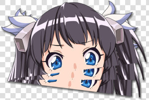 Image Of Peeking Hestia   Cartoon  HD Png Download