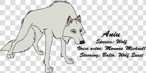 White Wolf Aniu Balto  HD Png Download