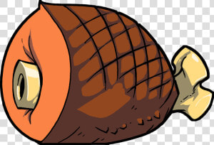 Viking Squad Ham Cartoon Food   Cartoon Ham Png Transparent  Png Download