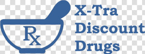 X tra Discount Drugs   Electric Blue  HD Png Download