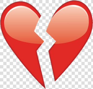 Overlay Tumblr Heart Corazonroto Corazon Heartbroken   Transparent Broken Heart Emoji  HD Png Download