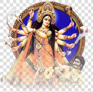 Durga Maa Clipart Png   Png Download   Durga Puja Png Hd  Transparent Png