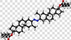 Bolazine Caproate Molecule Ball   Apigenin Structure  HD Png Download