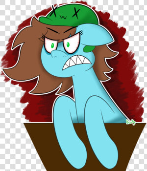 Fanart Of  neko snicker Of Her Oc Being An Angry Pony   Cartoon  HD Png Download