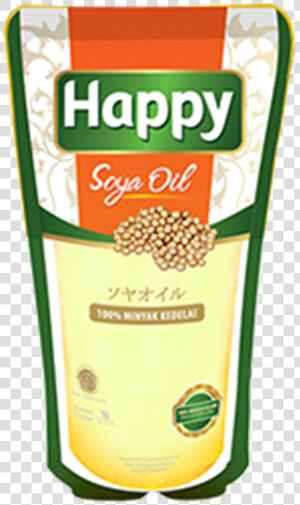 Happy Soya Oil 1 Lt Pouch X 12 Packs Per Carton  HD Png Download