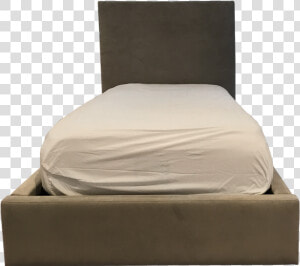 Bed Transparent Twin   Bed Front View Png  Png Download