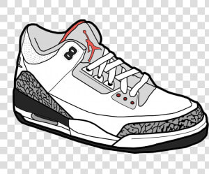 Best Free Shoe Clipart Jordan Drawing   Jordan Shoes Clipart  HD Png Download