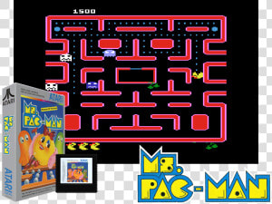 Pac man  europe    Ms Pac Man  HD Png Download