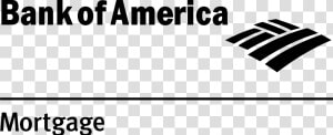 Bank Of America Mortgage Logo Black And White   Black Bank Of America Logo  HD Png Download