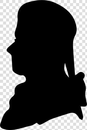 Mozart Drawing Outline   18th Century Man Silhouette  HD Png Download