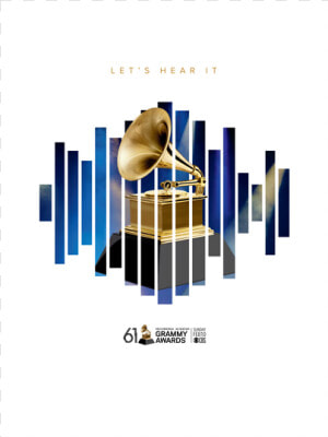 61st Annual Grammy Awards Logo  HD Png Download