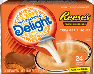 Reese S Peanut Butter Cup Coffee Creamer   Reese  39 s Delight Coffee Creamer  HD Png Download