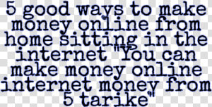 5 Good Ways To Make Money Online From Home Sitting   Approachable  HD Png Download