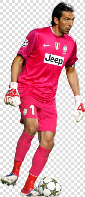 Soccer Player football Sport pink joint sports Equipment women   Gianluigi Buffon With Transparent Background  HD Png Download