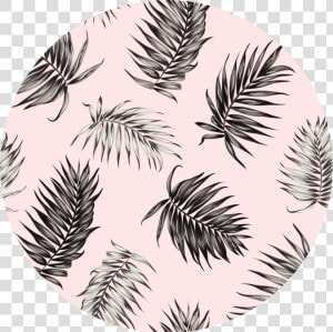 Palm Leaves Png  black And Pink Palm Leaves   Palm Seamless Pattern  Transparent Png