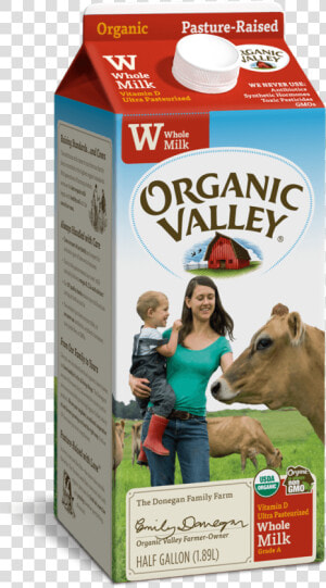 Transparent Missing Milk Carton Png   Organic Valley Whole Milk  Png Download