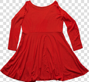 Blood Red Velvet Skater Dress   Day Dress  HD Png Download