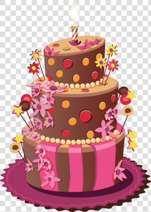 Birthday Cake Wedding Cake Sugar Cake Torte   Happy Birthday Cake Png  Transparent Png