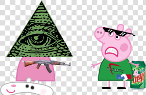 Mlg Illuminati Png   Green Triangle Illuminati  Transparent Png