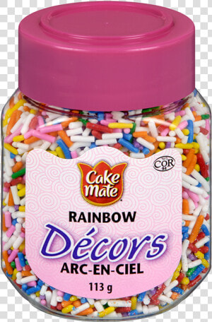 Rainbow Decor   Cake Mate Rainbow Decors  HD Png Download