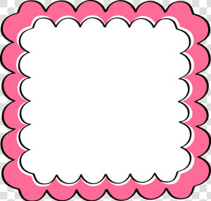 Scalloped Border Clip Art  HD Png Download