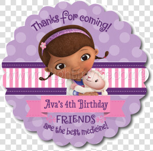 Transparent Doc Mcstuffins Bandaid Png   Doc Mcstuffins Birthday Tags  Png Download