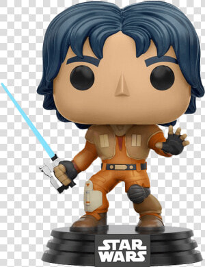 Star Wars Rebels Ezra Bridger Pop Bobblehead   Funko Pop Star Wars Rebels Ezra  HD Png Download