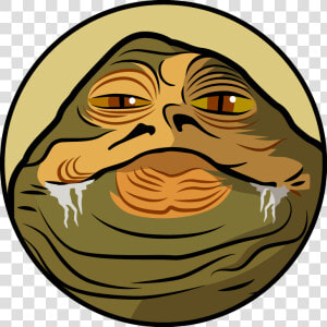 Jabba The Hutt Face Png   Png Download   Star Wars Character Face  Transparent Png