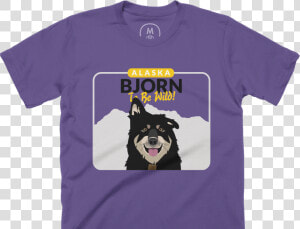 Bjorn To Be Wild Purple Rush   Scary T Shirt  HD Png Download