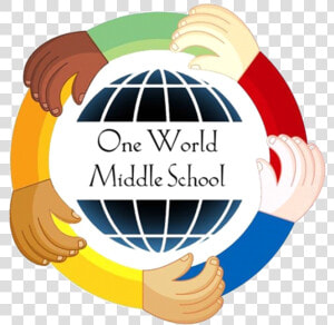 One World Middle School Logo   One World Middle School At Edenwald  HD Png Download