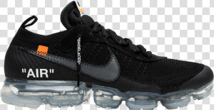 Transparent Nikes Swoosh White   Off White Vapormax Black  HD Png Download