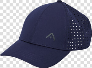 Navy Panel Perforated Cap  HD Png Download