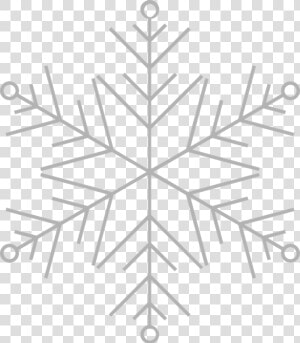 Copo De Nieve  Frost  Hielo  Invierno  Frío   Snowflake Vector Thin Line  HD Png Download